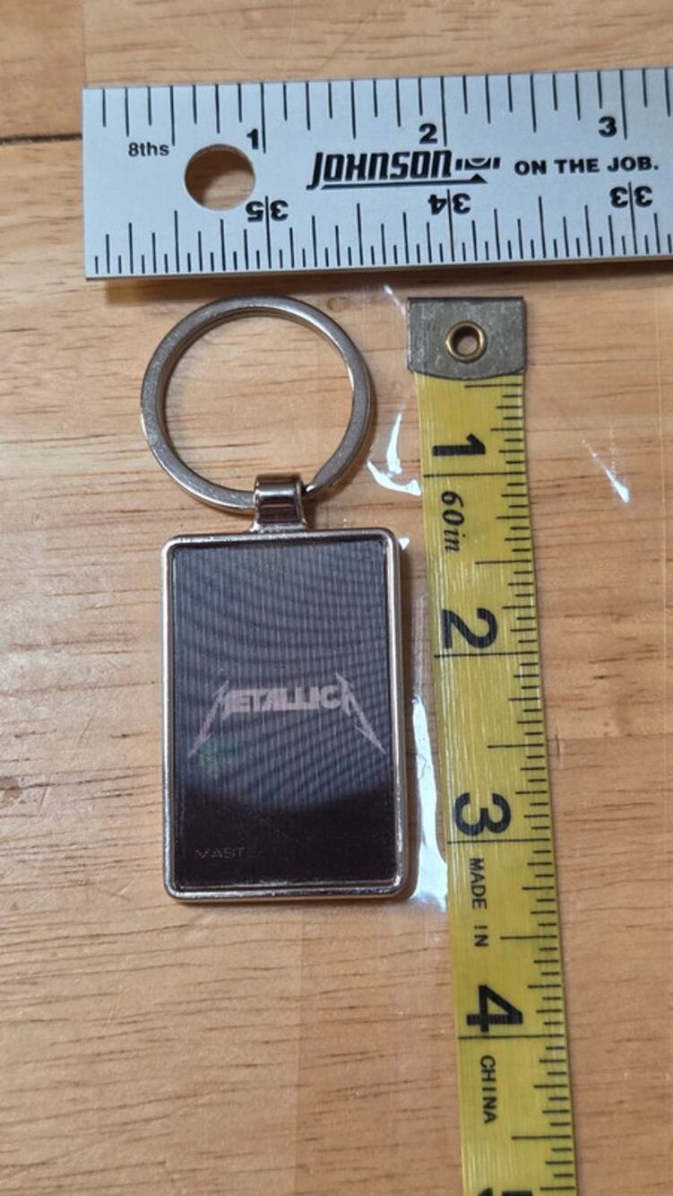 Metallica Master of Puppets Lenticular 3D Keychain Key Ring Band Merch